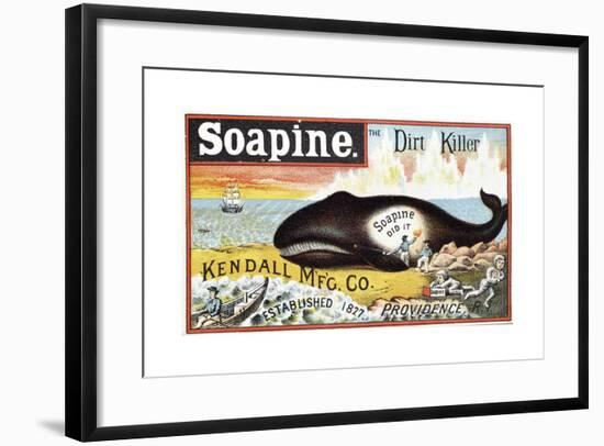 Soapine Household Cleaner, Late 19th Century-null-Framed Giclee Print