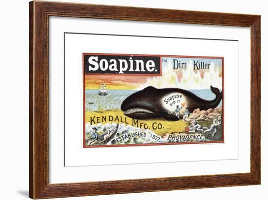 Soapine Household Cleaner, Late 19th Century-null-Framed Giclee Print