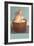 Soapy Blonde in Barrel Tub-null-Framed Art Print