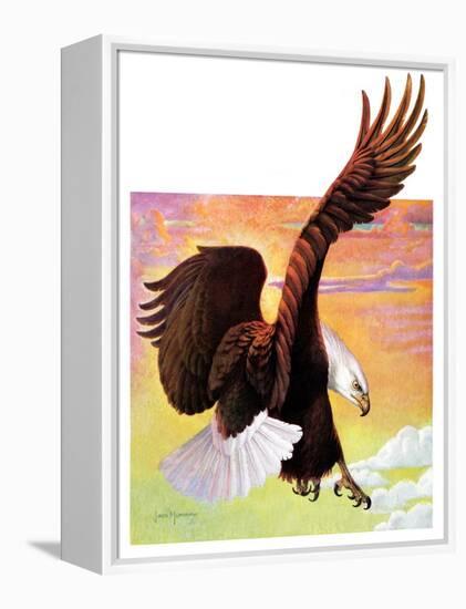 "Soaring Bald Eagle,"October 28, 1933-Jack Murray-Framed Premier Image Canvas