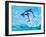 Soaring Dolphins I-Julie DeRice-Framed Art Print