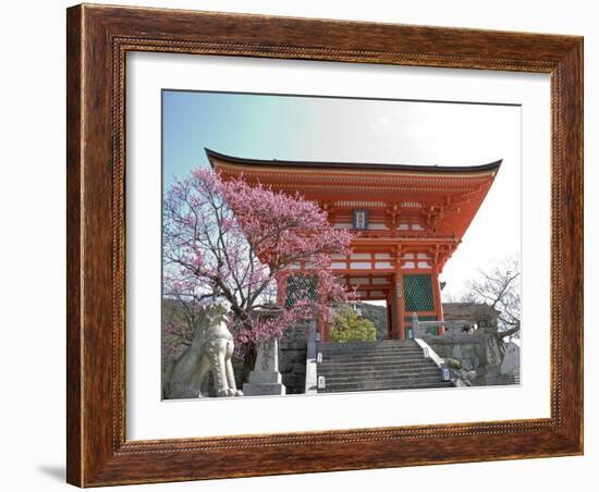 Soaring Gate of Temple, Kyoto, Japan-Shin Terada-Framed Photographic Print