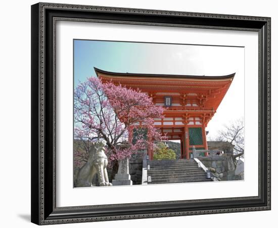 Soaring Gate of Temple, Kyoto, Japan-Shin Terada-Framed Photographic Print