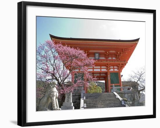 Soaring Gate of Temple, Kyoto, Japan-Shin Terada-Framed Photographic Print