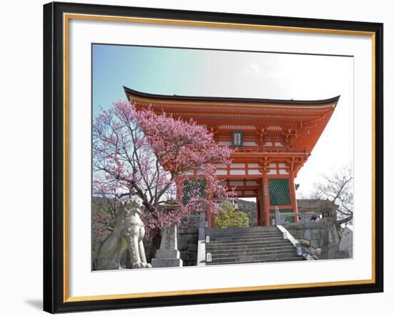 Soaring Gate of Temple, Kyoto, Japan-Shin Terada-Framed Photographic Print