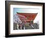 Soaring Gate of Temple, Kyoto, Japan-Shin Terada-Framed Photographic Print