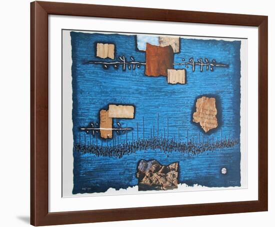 Soaring Letters-Moshe Elazar Castel-Framed Limited Edition