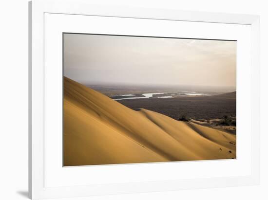 Soaring Sand Dunes-Andrew Geiger-Framed Stretched Canvas