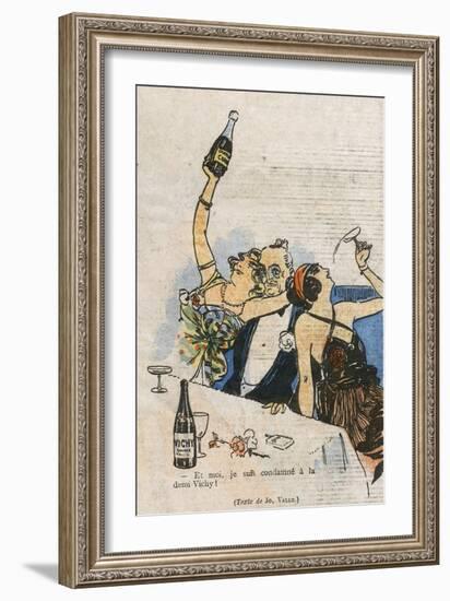 Sober Amongst the Drunk-K. Houpin-Framed Art Print