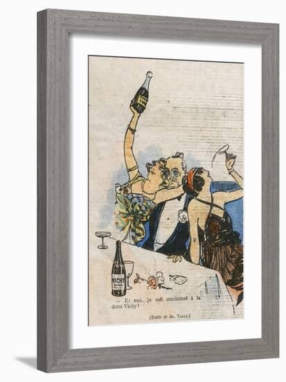 Sober Amongst the Drunk-K. Houpin-Framed Art Print