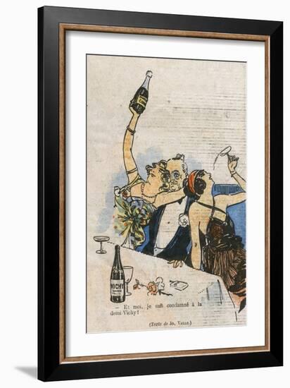Sober Amongst the Drunk-K. Houpin-Framed Art Print