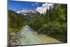 Soca River and Julian Alps in the Soca Valley-Matthew Williams-Ellis-Mounted Photographic Print