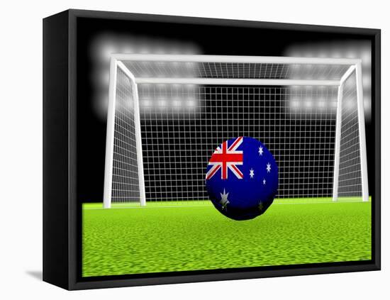 Soccer Australia-koufax73-Framed Stretched Canvas