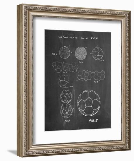 Soccer Ball Patent, How To Make-null-Framed Art Print