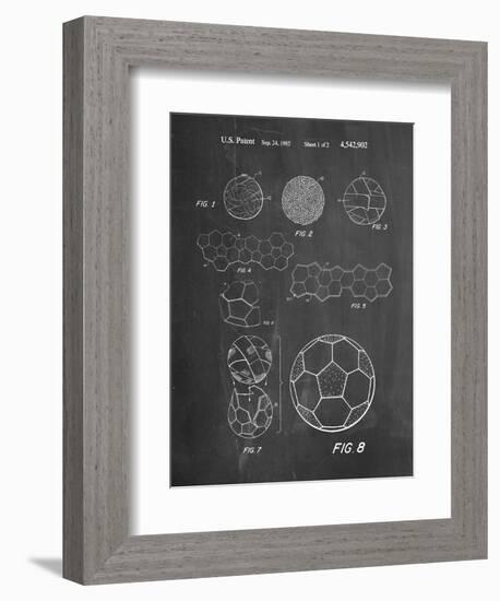 Soccer Ball Patent, How To Make-null-Framed Art Print