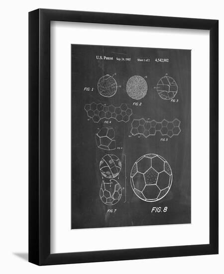 Soccer Ball Patent, How To Make-null-Framed Art Print