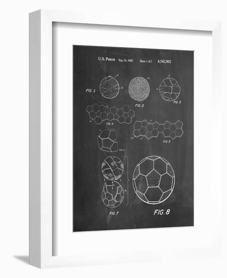 Soccer Ball Patent, How To Make-null-Framed Art Print