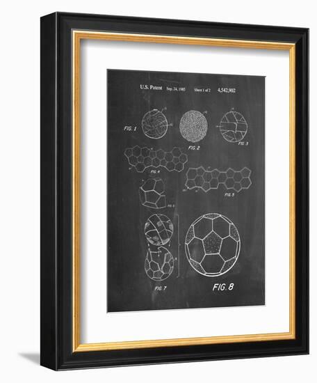 Soccer Ball Patent, How To Make-null-Framed Art Print