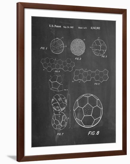 Soccer Ball Patent, How To Make-null-Framed Art Print