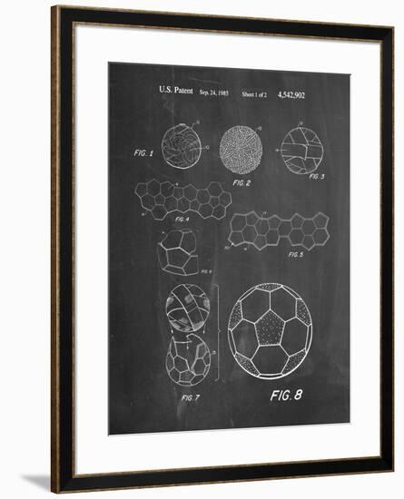 Soccer Ball Patent, How To Make-null-Framed Art Print