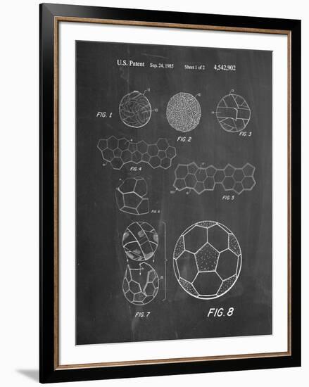 Soccer Ball Patent, How To Make-null-Framed Art Print