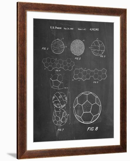 Soccer Ball Patent, How To Make-null-Framed Art Print