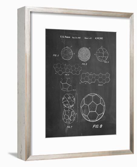 Soccer Ball Patent, How To Make-null-Framed Art Print