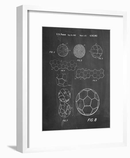 Soccer Ball Patent, How To Make-null-Framed Art Print