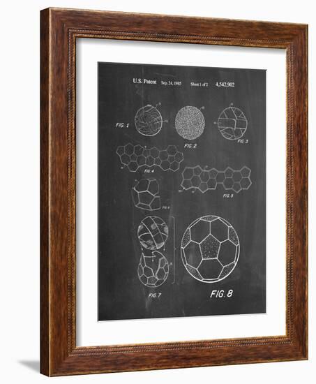 Soccer Ball Patent, How To Make-null-Framed Art Print