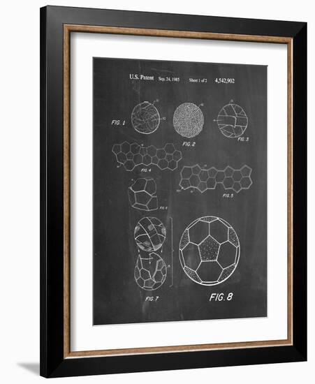 Soccer Ball Patent, How To Make-null-Framed Art Print