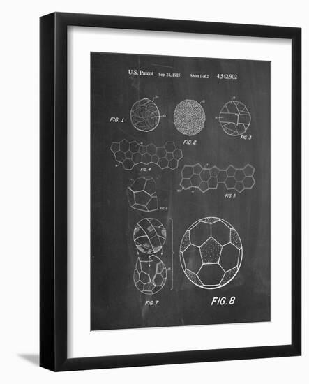 Soccer Ball Patent, How To Make-null-Framed Art Print
