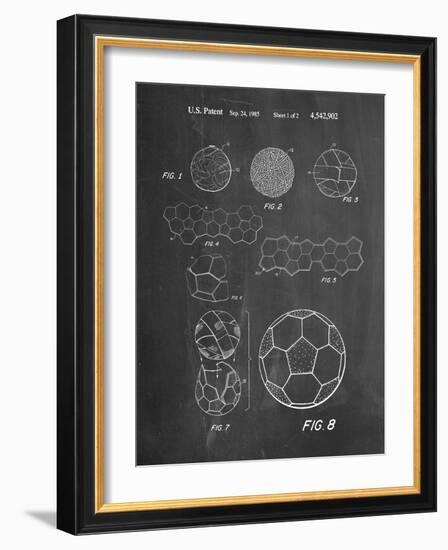 Soccer Ball Patent, How To Make-null-Framed Art Print