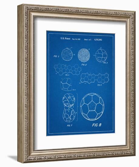 Soccer Ball Patent-null-Framed Premium Giclee Print