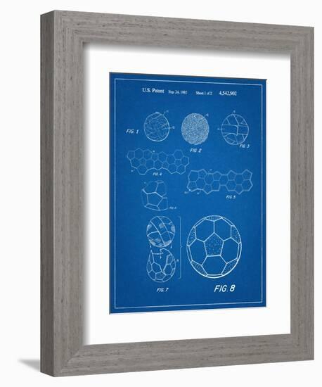 Soccer Ball Patent-null-Framed Premium Giclee Print