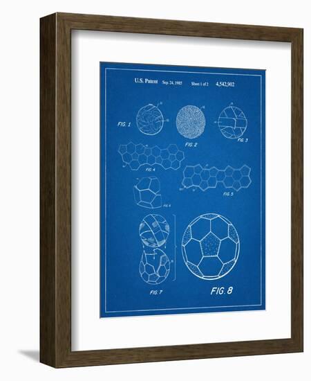 Soccer Ball Patent-null-Framed Premium Giclee Print