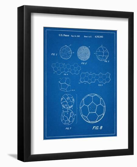 Soccer Ball Patent-null-Framed Premium Giclee Print