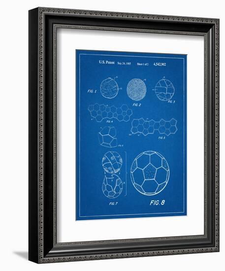 Soccer Ball Patent-null-Framed Premium Giclee Print