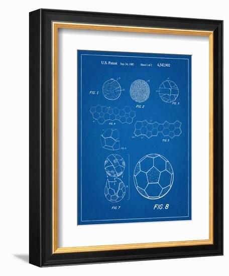 Soccer Ball Patent-null-Framed Premium Giclee Print