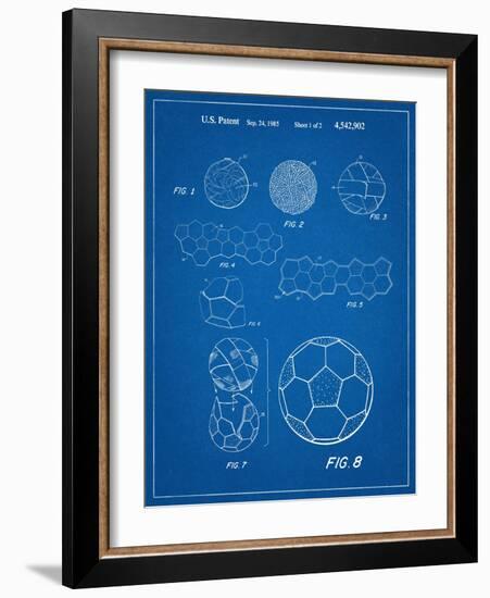 Soccer Ball Patent-null-Framed Art Print