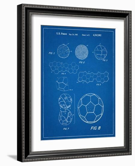 Soccer Ball Patent-null-Framed Art Print