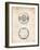 Soccer Ball Patent-Cole Borders-Framed Art Print