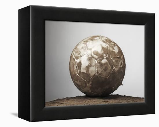 Soccer ball-Paul Taylor-Framed Premier Image Canvas