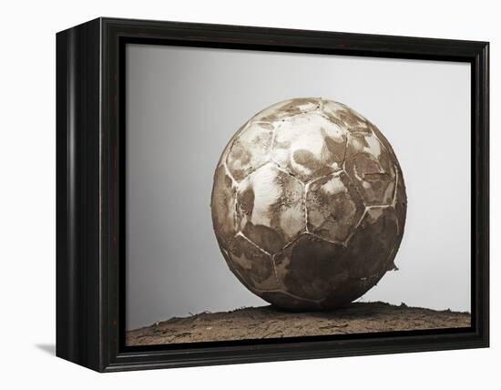 Soccer ball-Paul Taylor-Framed Premier Image Canvas
