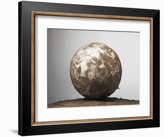 Soccer ball-Paul Taylor-Framed Photographic Print