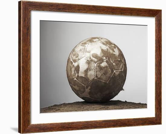 Soccer ball-Paul Taylor-Framed Photographic Print