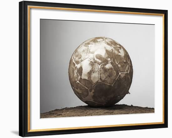 Soccer ball-Paul Taylor-Framed Photographic Print