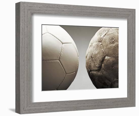 Soccer ball-Paul Taylor-Framed Photographic Print