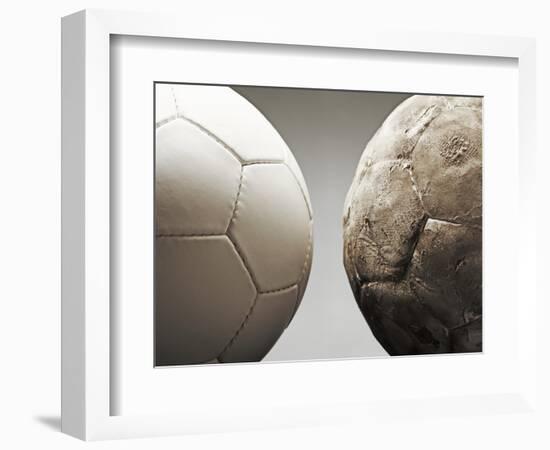 Soccer ball-Paul Taylor-Framed Photographic Print