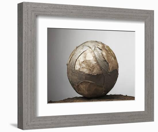 Soccer ball-Paul Taylor-Framed Photographic Print