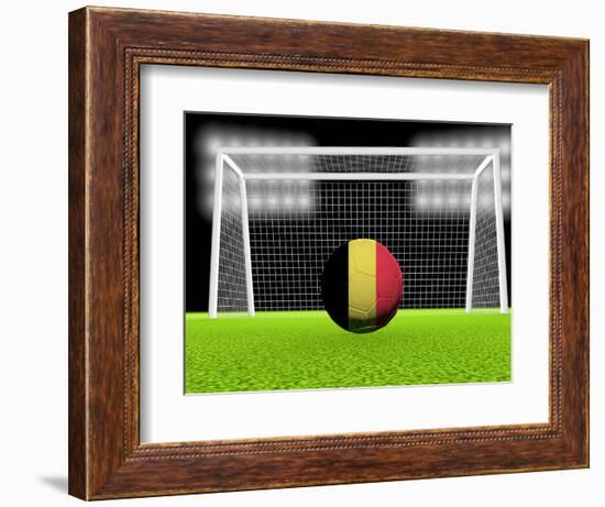 Soccer Belgium-koufax73-Framed Art Print